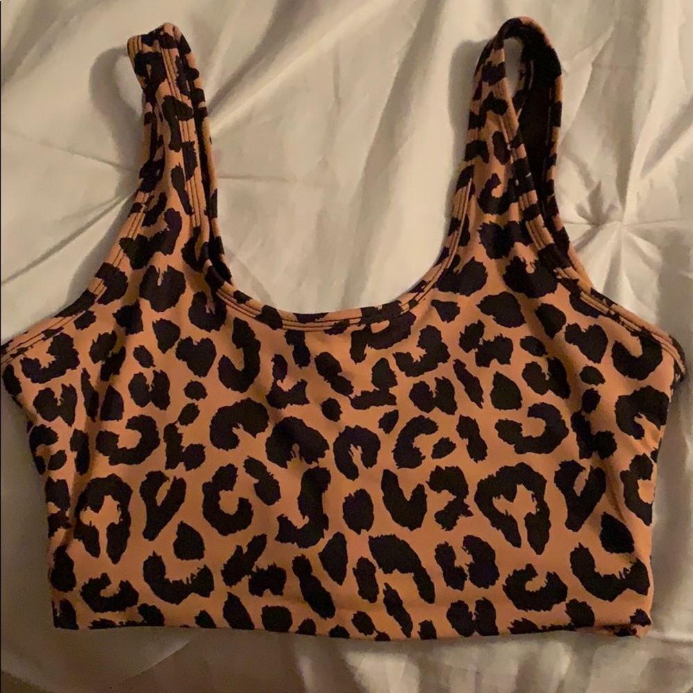 Balance Athletica sports bra “leopard”